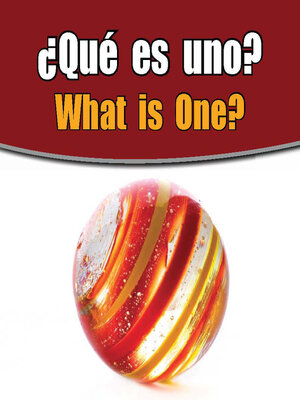 cover image of ¿Qué es uno? (What Is One?)